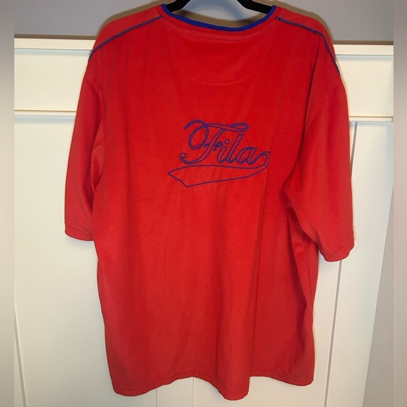 Vintage Fila soccer crest chain stitched oversized T-shirt - Picture 9 of 9